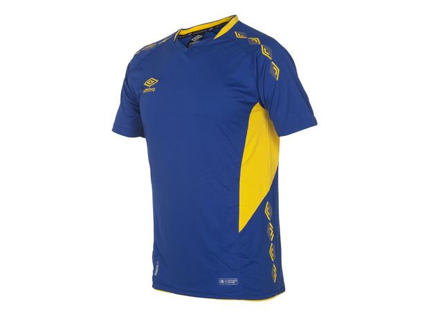 UMBRO UX-1 Jersey SS jr Blå/Gul 116 Flott kortermet spillertrøye 